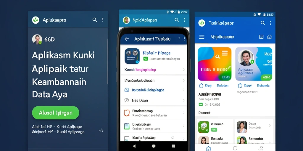 Antarmuka aplikasi 66D menampilkan fitur kunci aplikasi yang mudah digunakan.