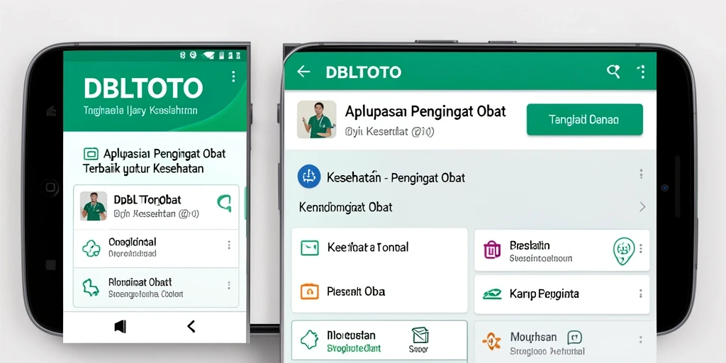 Antarmuka pengingat obat yang sederhana dan efektif dari DBLTOTO.