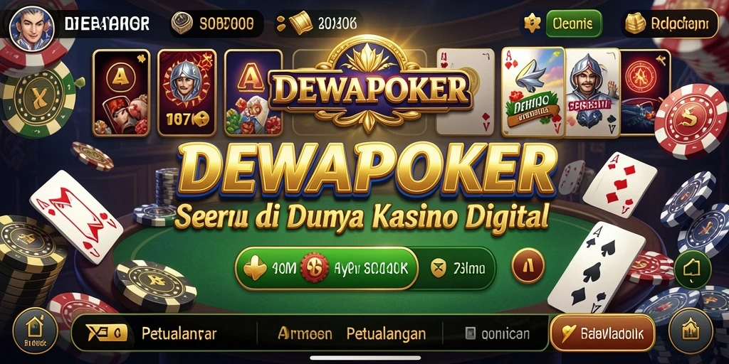 Tampilan antarmuka menarik dari DEWAPOKER dalam permainan Petualangan.