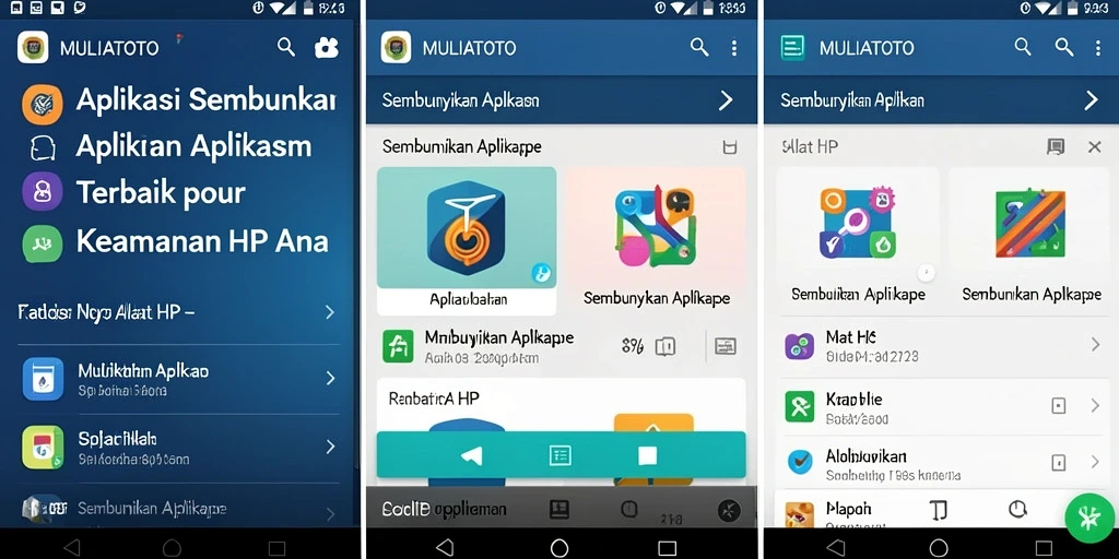 Tampilan antarmuka MULIATOTO yang sederhana dan fungsional.