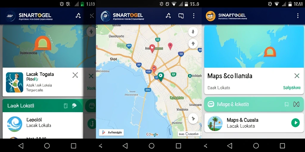 Tampilan antarmuka SINARTOGEL yang intuitif dan informatif.